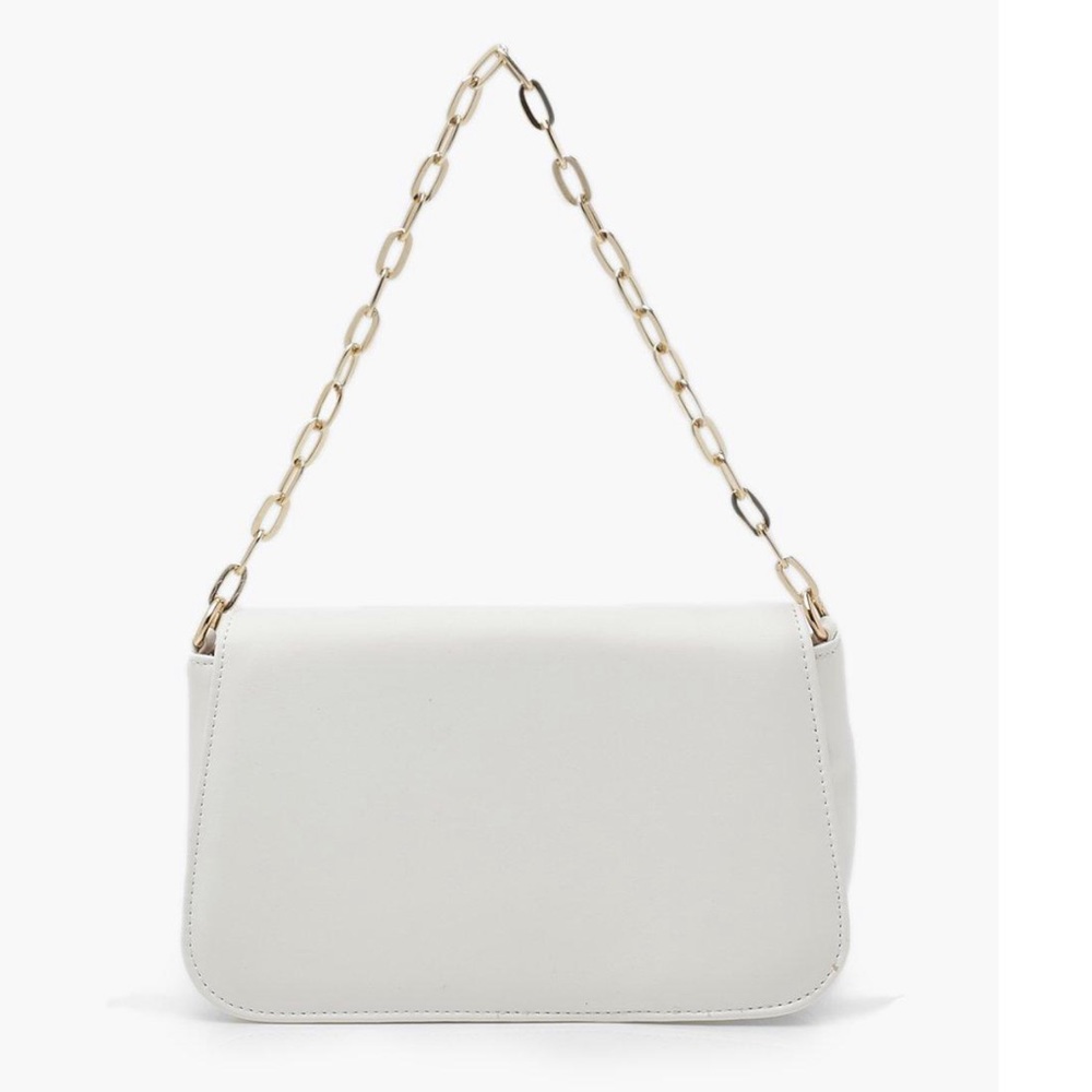 Chain white purse
